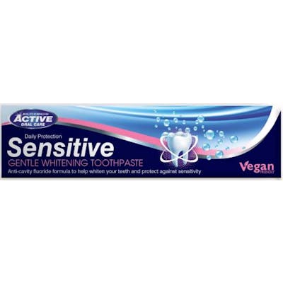 Active Oral Care Sensitive Gentle Whitening Tannkrem 100 ml