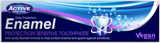 Active Oral Care Sensitive Enamel Protect Toothpaste 100 ml