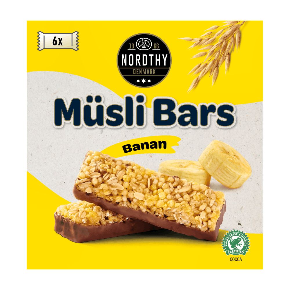 Nordthy Müsli Bar Banana 150 g 14.95 kr