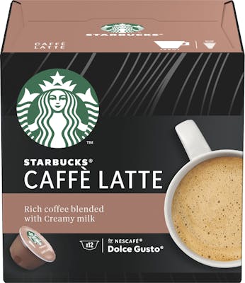 Nescafe Starbucks Dolce Gusto Caffe Latte 12 stk