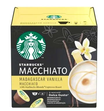 Nescafe Starbucks Dolce Gusto Macchiato Madagascar Vanilla 6 pcs + 6 stk
