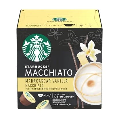 Nescafe Starbucks Dolce Gusto Macchiato Madagascar Vanilla 6 pcs + 6 st