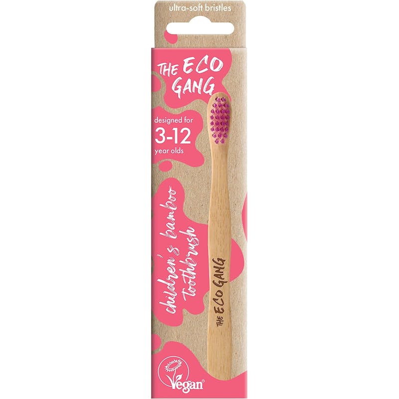 The Eco Gang Children&#039;s Bamboo Toothbrush Pink 1 st