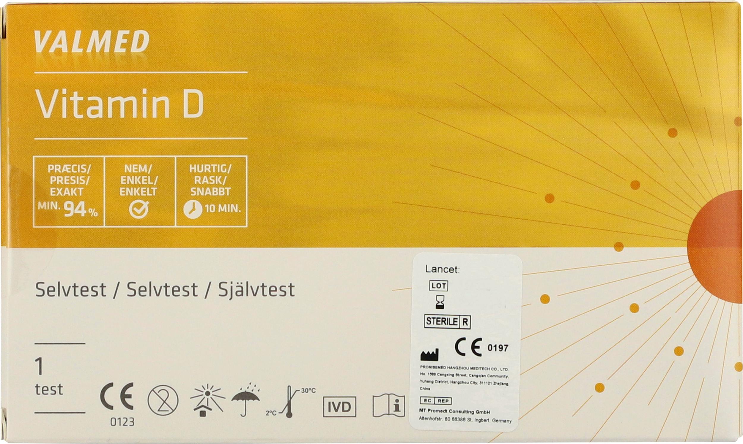 Valmed D-Vitamin Test 1 stk