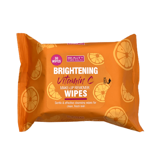 Beauty Formulas Vitamin C Facial Wipes 30 stk