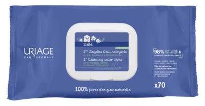 Uriage Baby 1st Cleansing Water Wipes 70 st