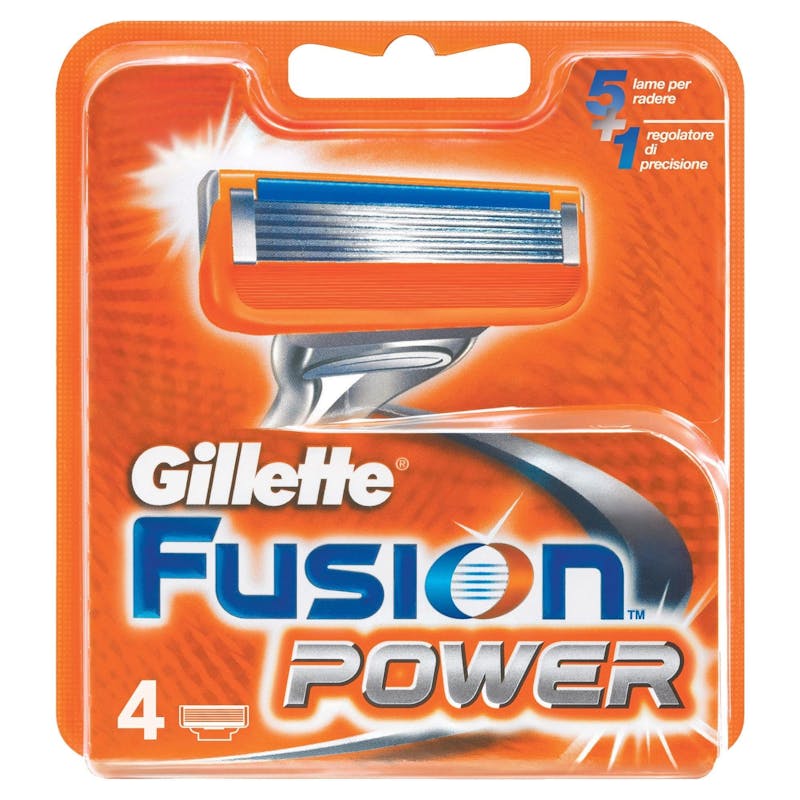 Gillette Fusion Power Partaterät 4 kpl