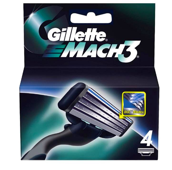 Bevestigen aan Woordenlijst is genoeg Gillette Mach3 Scheermesjes 4 st - 10.19 EUR - luxplus.nl