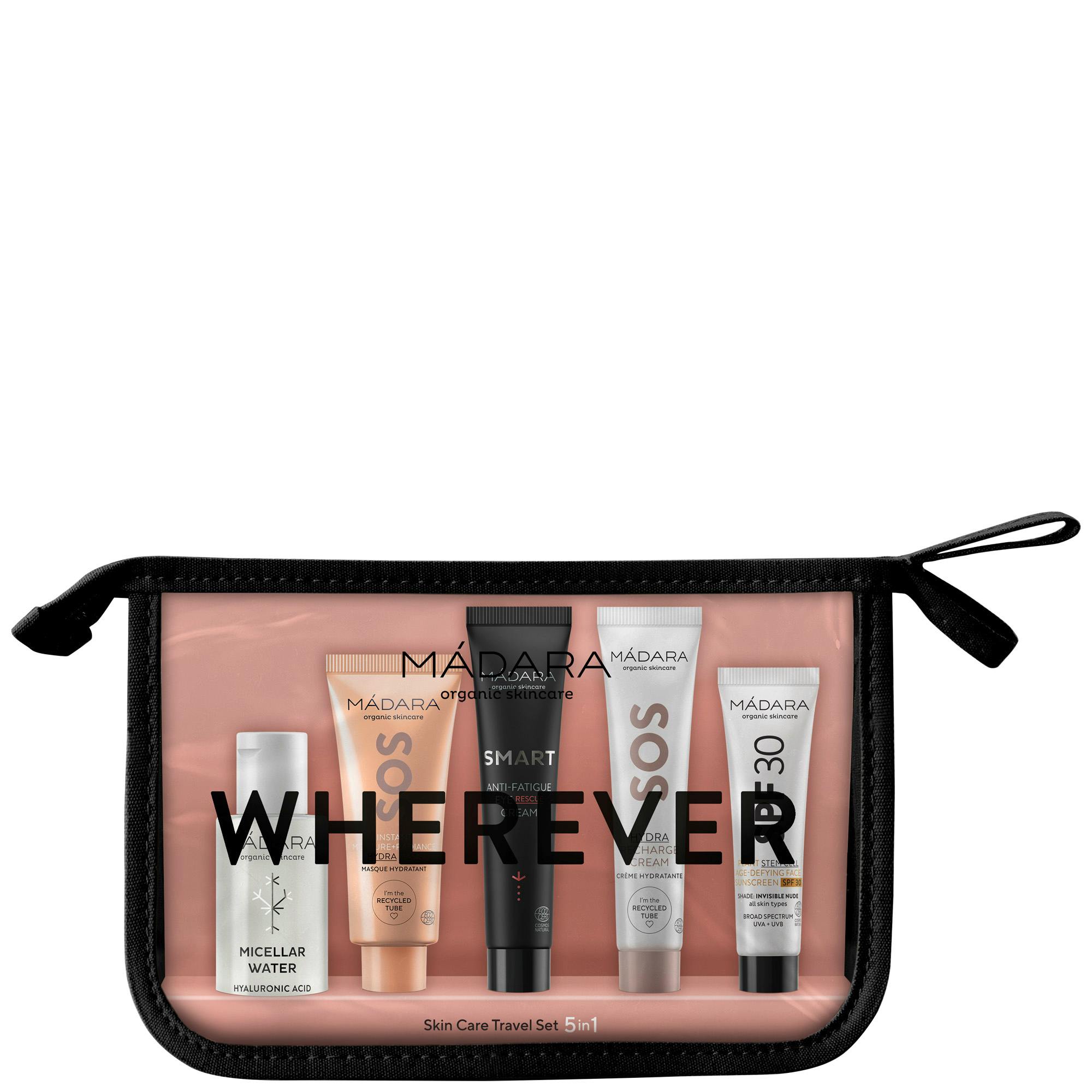 M&Aacute;DARA Wherever Travel Set 5-in-1 10 ml + 2 x 15 ml + 17 ml + 50 ml