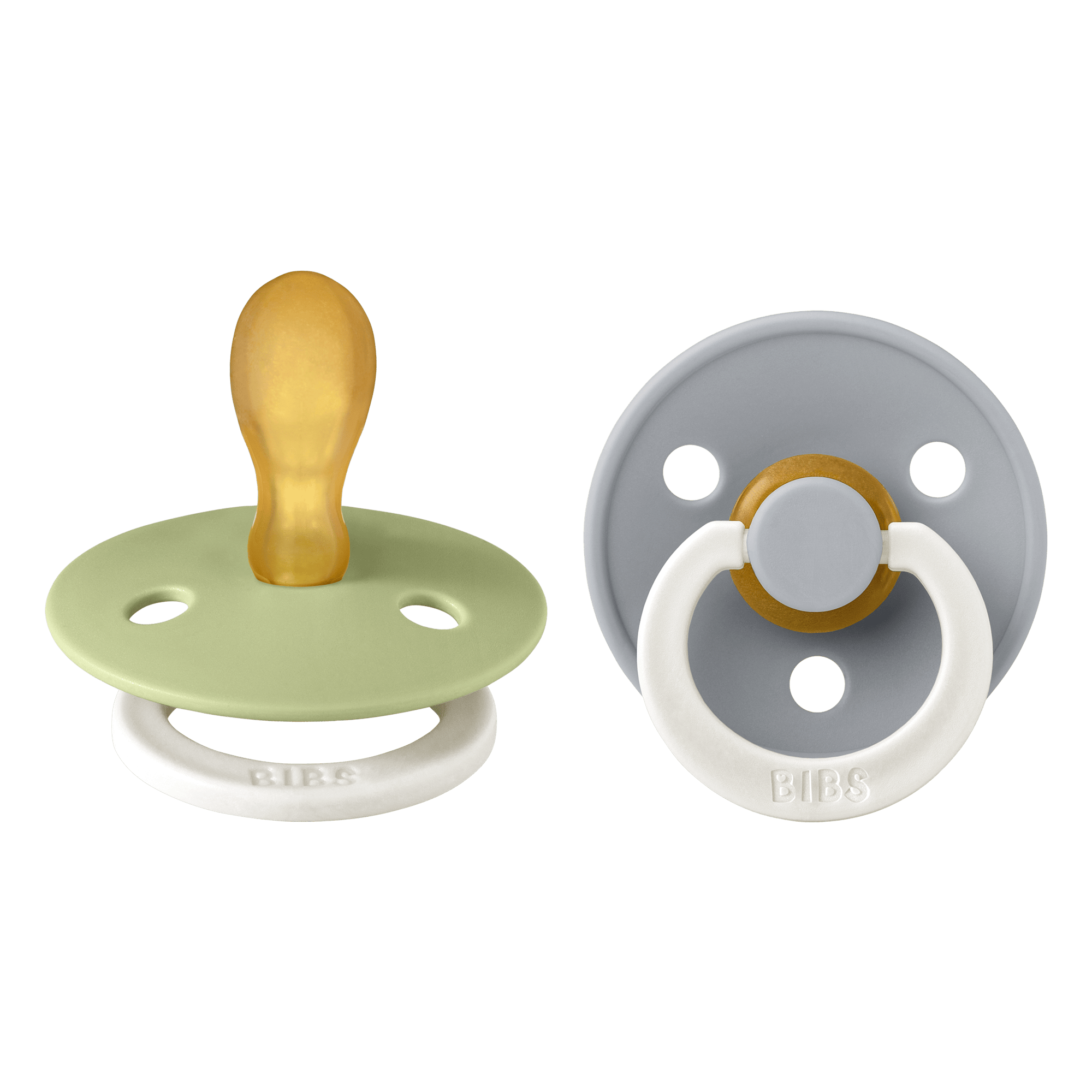 BIBS Colour 2 Pack Latex Size 2 Symmetric Sage Glow/Cloud Glow 2 st