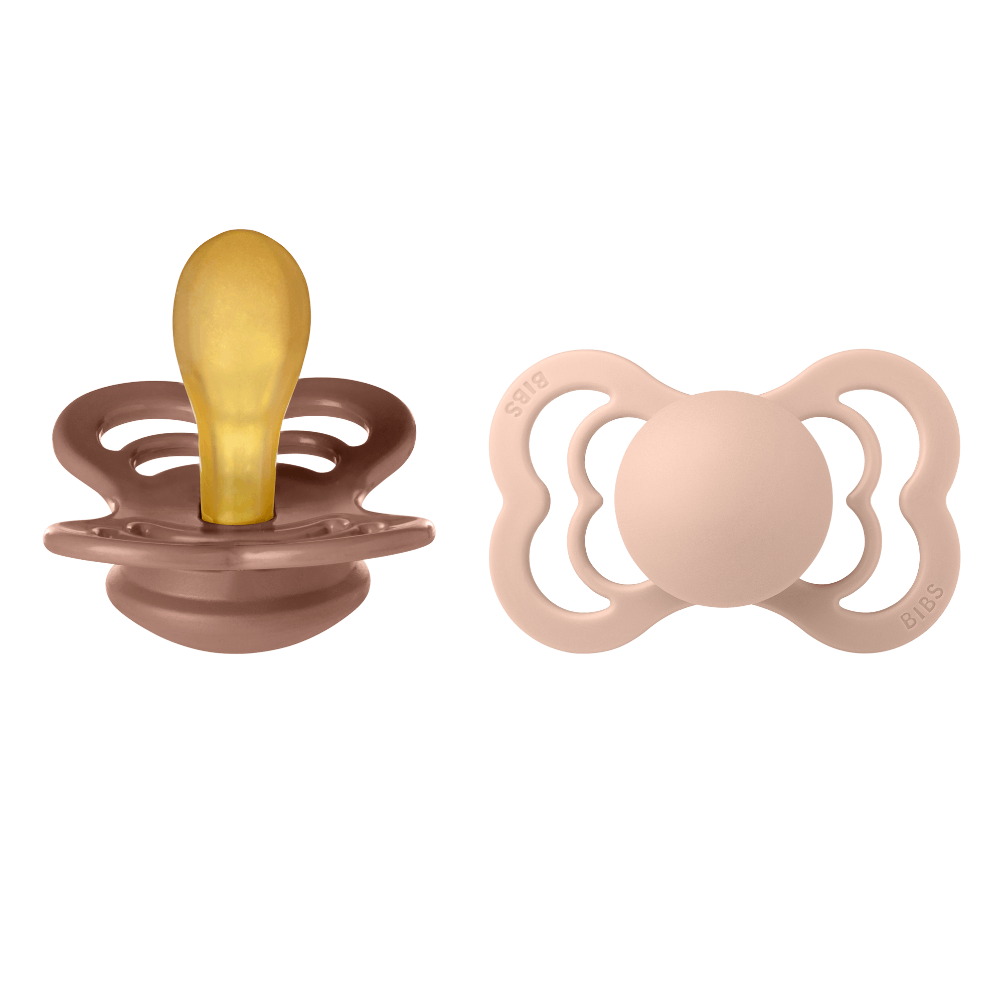 BIBS Supreme 2 Pack Latex Size 2 Woodchuck/Blush 2 st