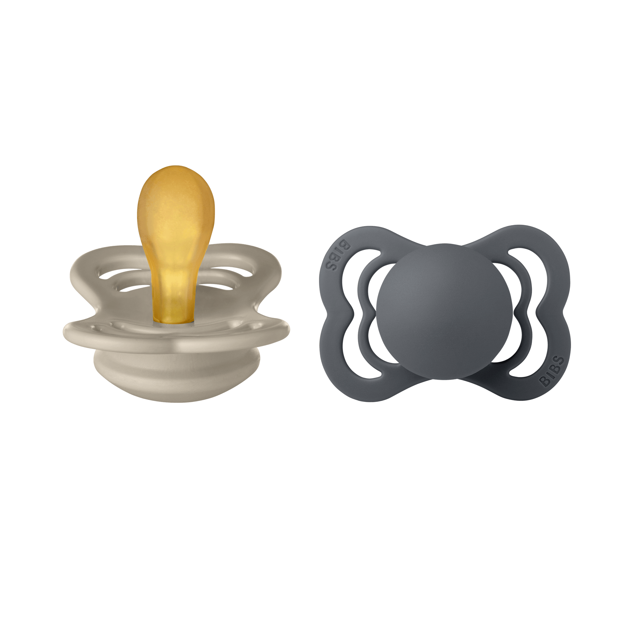 BIBS Supreme 2 Pack Latex Size 1 Sand/Iron 2 st