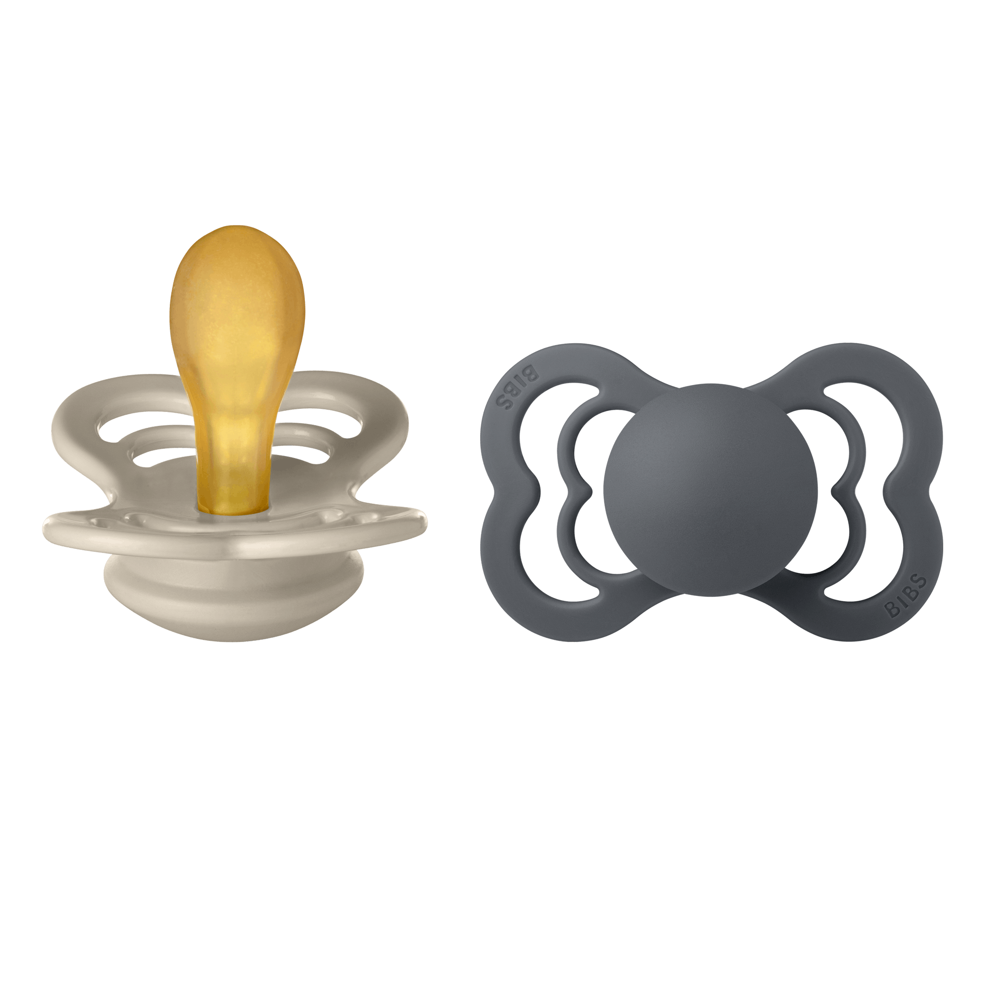 BIBS Supreme 2 Pack Latex Size 2 Sand/Iron 2 st