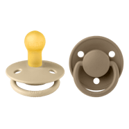 BIBS De Lux 2 Pack Latex Size 1 Vanilla Dark Oak 2 Kpl 6 90
