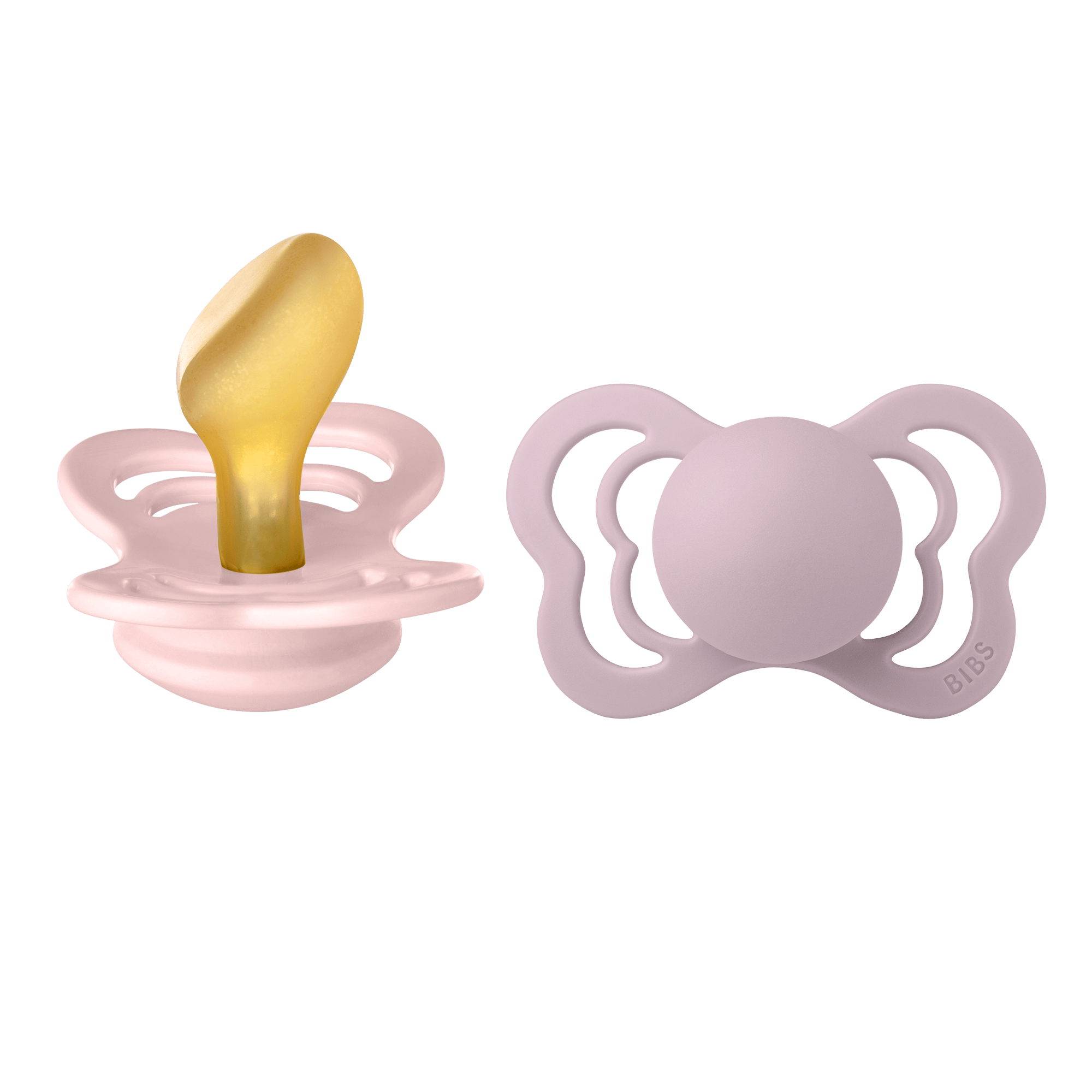 BIBS Couture 2 Pack Latex Size 2 Blossom/Dusky Lilac 2 st