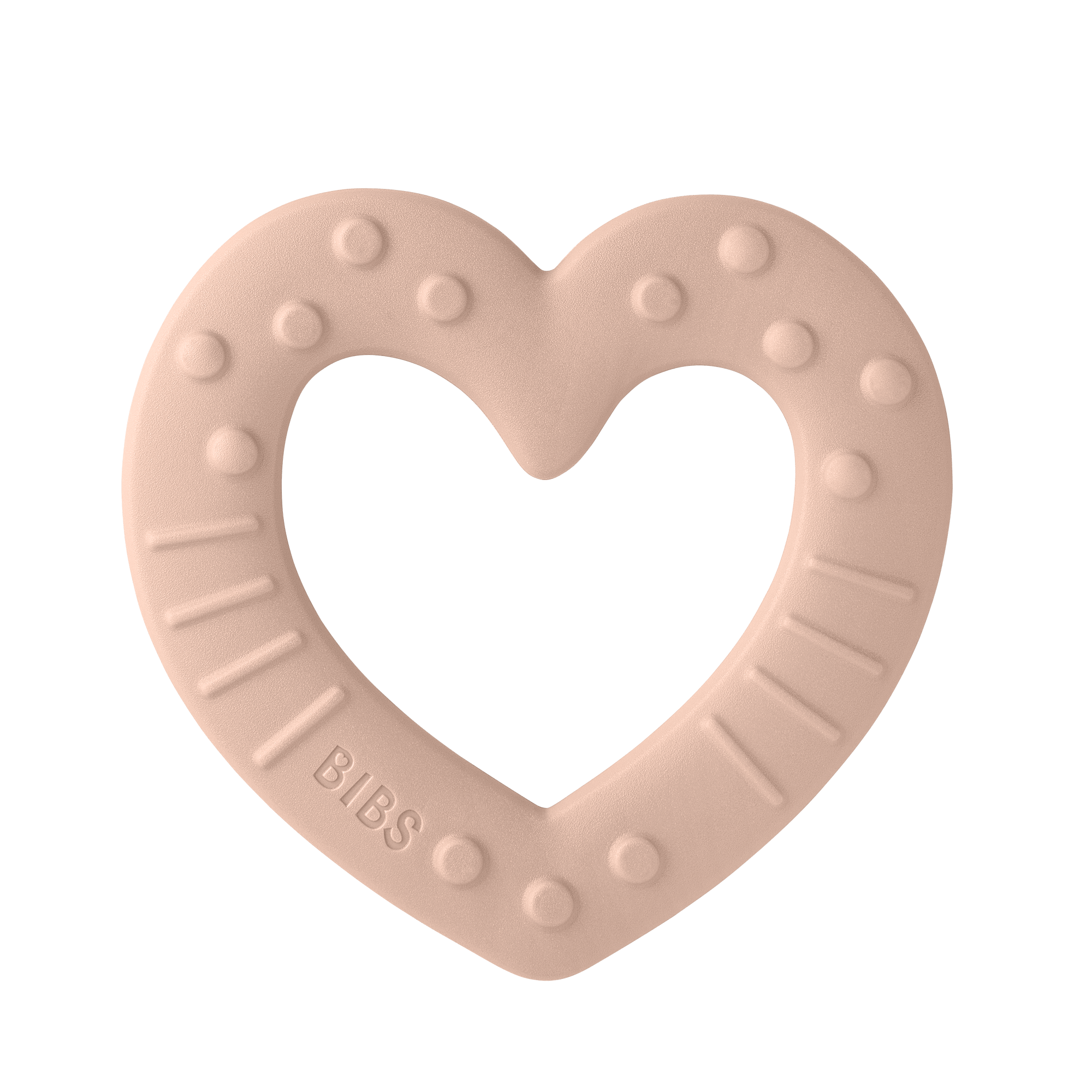 BIBS Baby Bitie Heart Blush 1 st