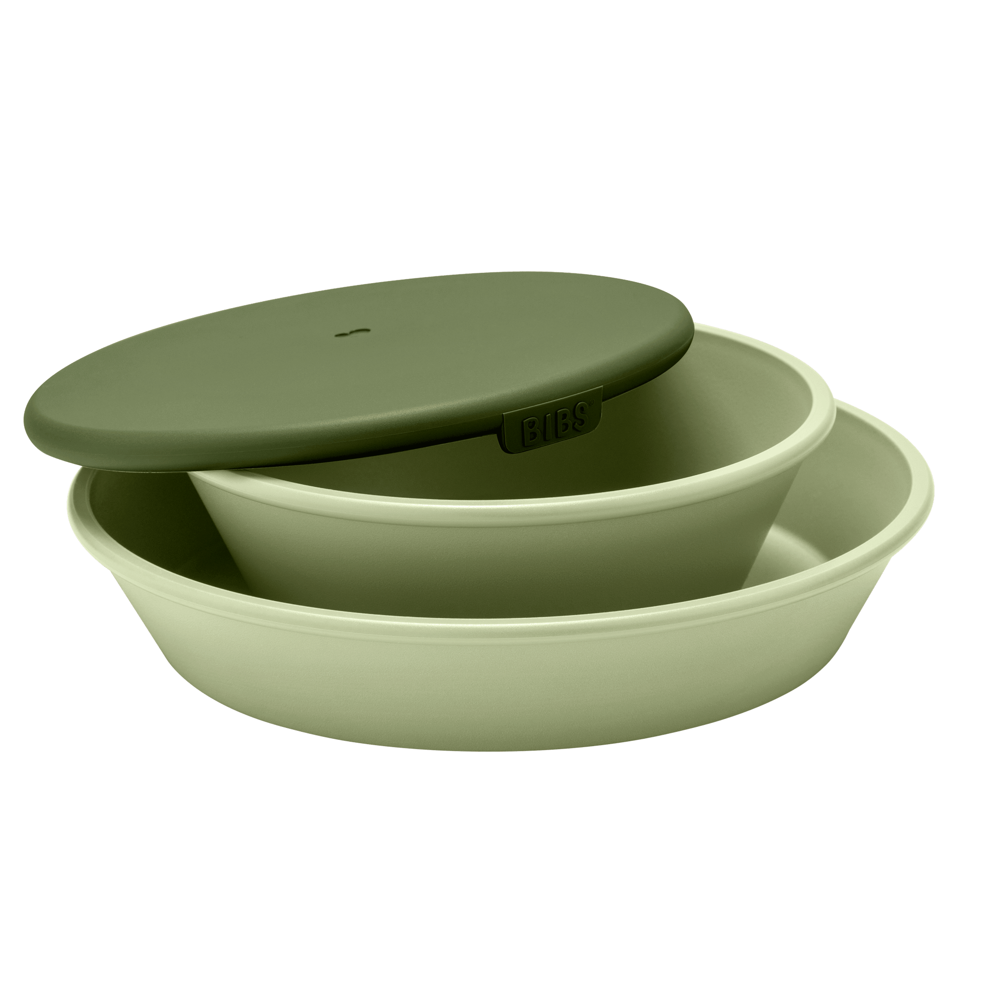 BIBS Dinner Set Sage 3 stk