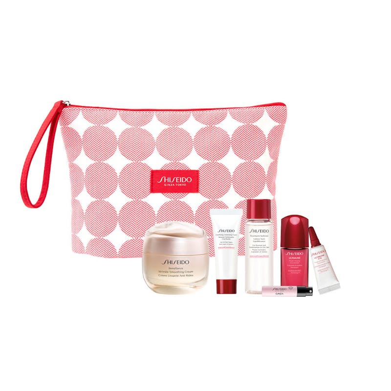 Shiseido Benefiance Anti-Wrinkle Ritual Set 50 ml + 15 ml + 30 ml + 10 ml + 3 ml + 0,8 ml