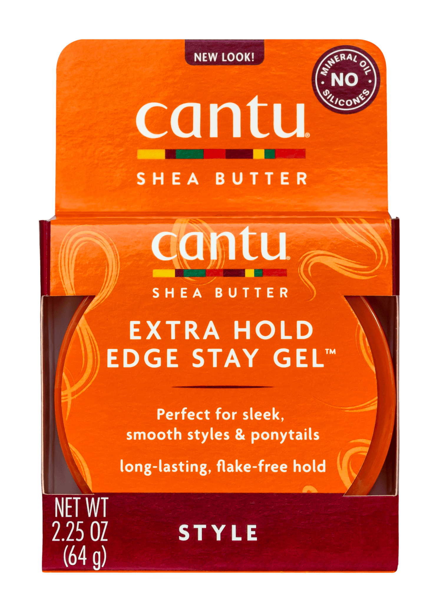 Cantu Shea Butter for Natural Hair Extra Hold Edge Stay Gel 64 g