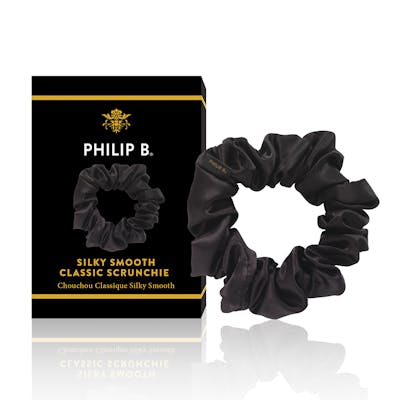 Philip B Classic Black Scrunchie 1 stk