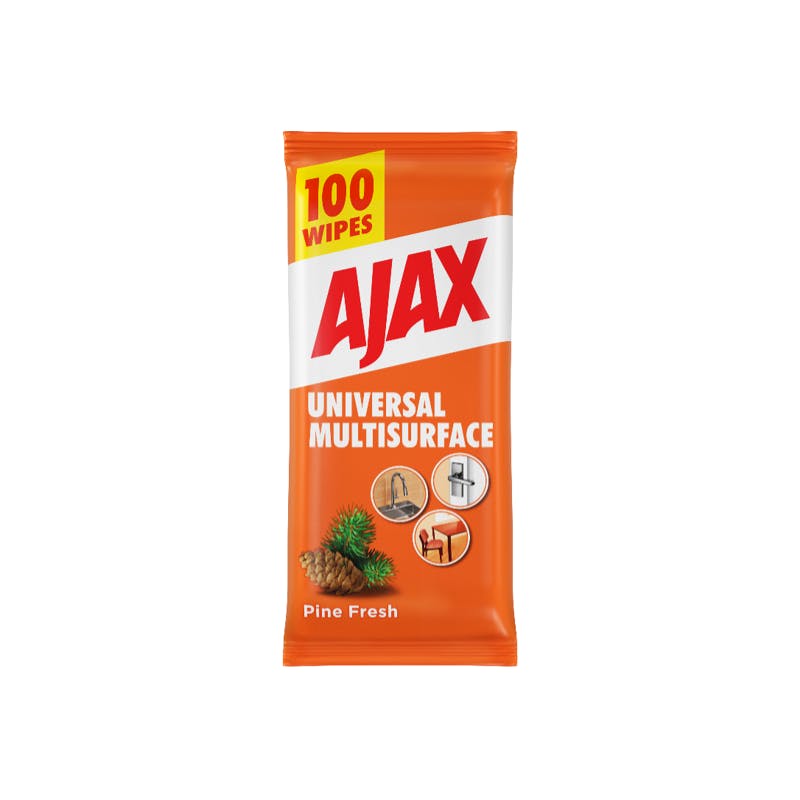 Ajax Universal Rengøringsservietter 100 stk
