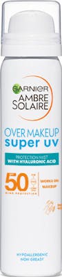 Garnier Ambre Solaire Super UV Over Makeup Mist With Hyaluronic Acid SPF50+ 75 ml