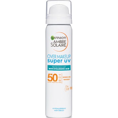 Garnier Ambre Solaire Super UV Over Makeup Mist With Hyaluronic Acid SPF50+ 75 ml