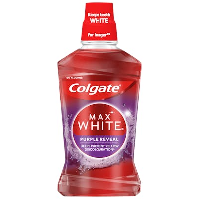 Colgate Max White Purple Onthullen Mondwater 500 ml