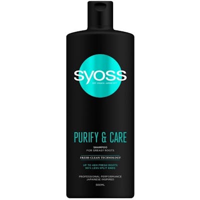 Syoss Purify &amp; Care Shampoo 500 ml