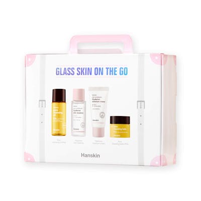 Hanskin Set Glass Skin On The Go 2 x 30 ml + 1 x 15 ml + 1 x 8 g