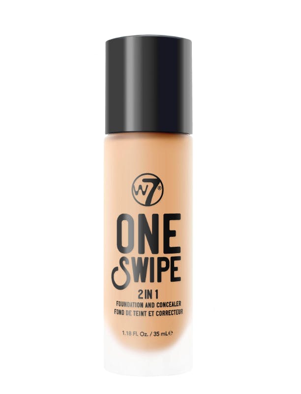 W7 One Swipe 2 in 1 Foundation and Concealer Early Tan 35 ml