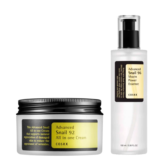 Cosrx Advanced Snail 92 All In One Cream & Advanced Snail 96 Mucin Power Essence 2 x 100 ml