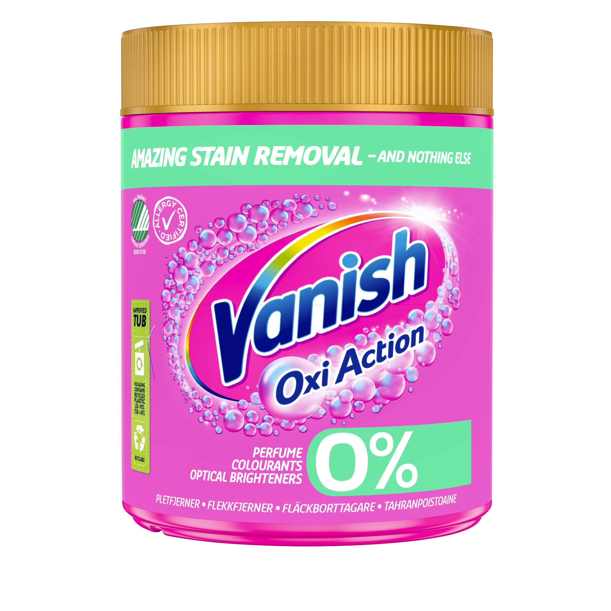 Vanish Oxi Action 0% Perfume 440 g