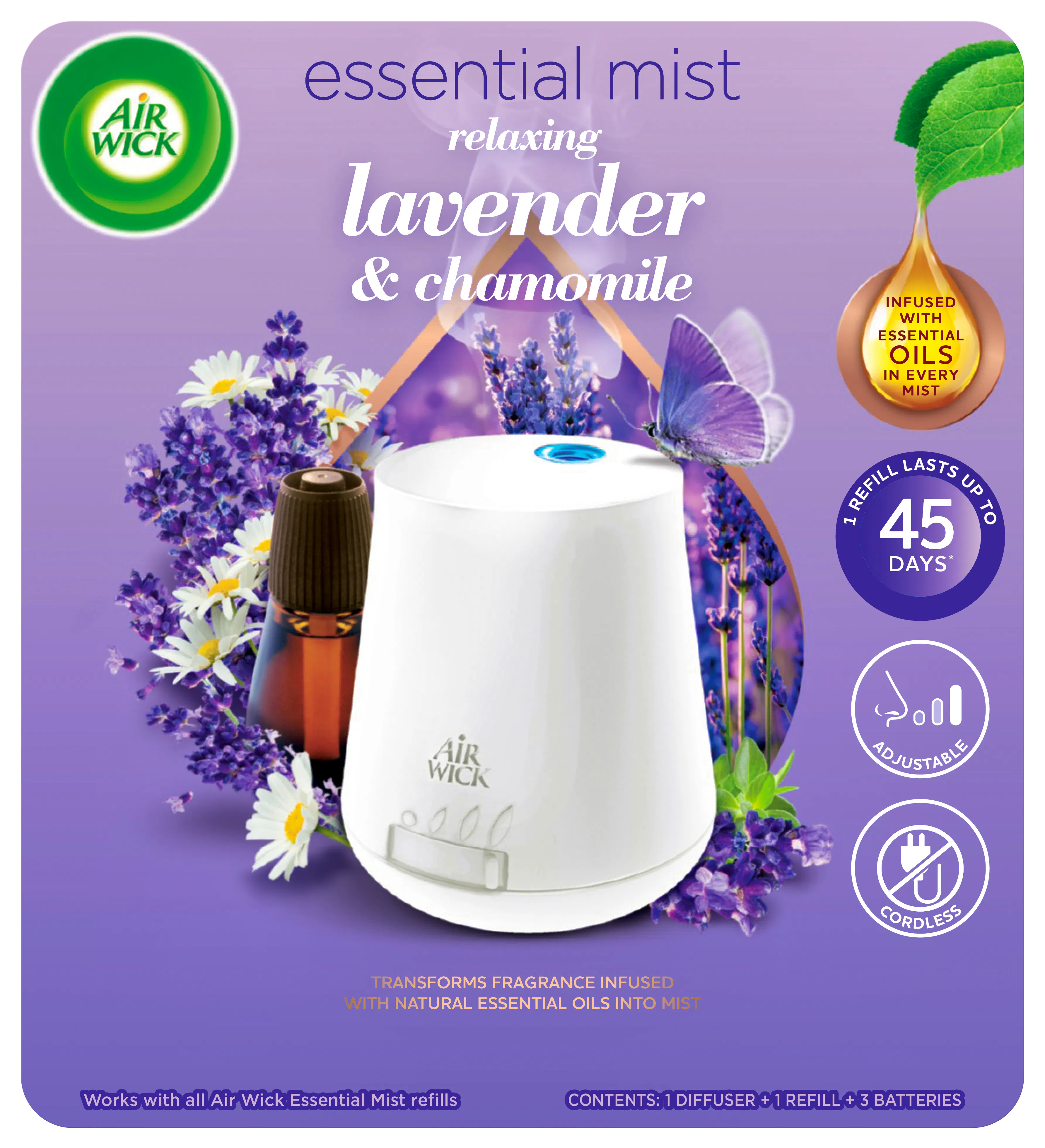 Air Wick Essential Mist Lavender Starterkit 1 pcs