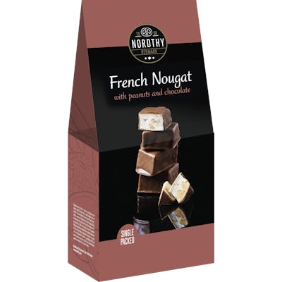 Nordthy French Nougat Peanuts &amp; Chocolate 120 g