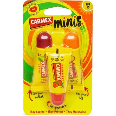 Carmex Minis Lip Balm Trio 3 x 5 g