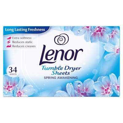 Lenor Tumble Dryer Sheets Spring Awakening 34 pcs