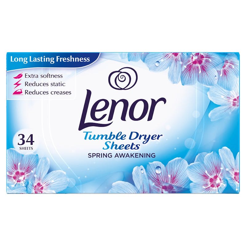 Lenor Tumble Dryer Sheets Spring Awakening 34 st