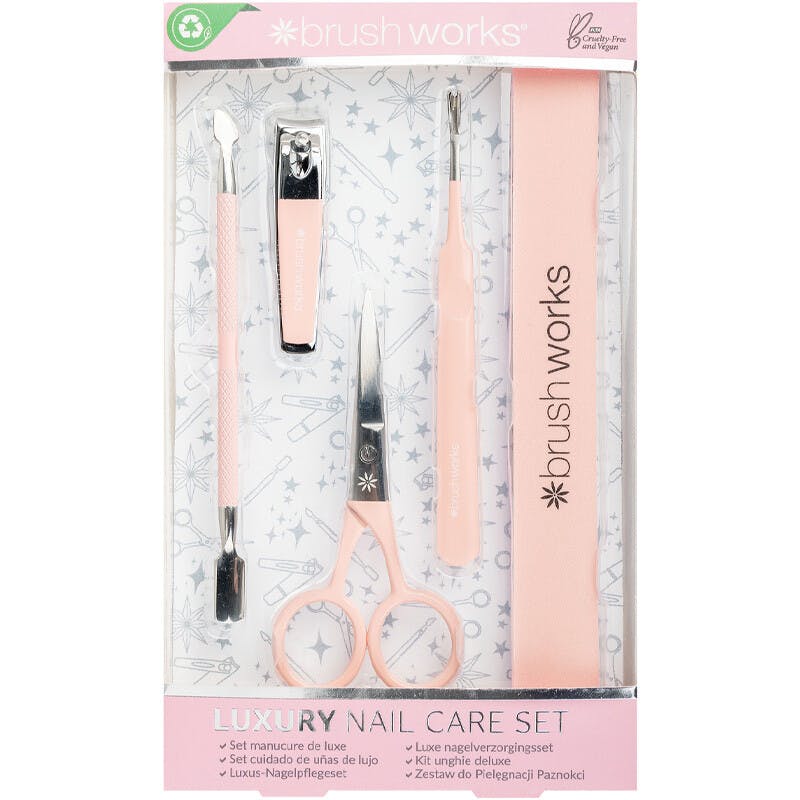 brushworks Luxury Nail Care Set 5 pcs