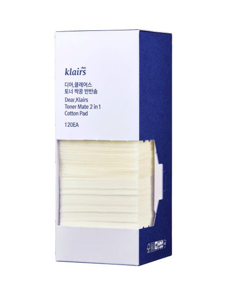 Klairs Toner Mate 2 in 1 Cotton Pad 120 st