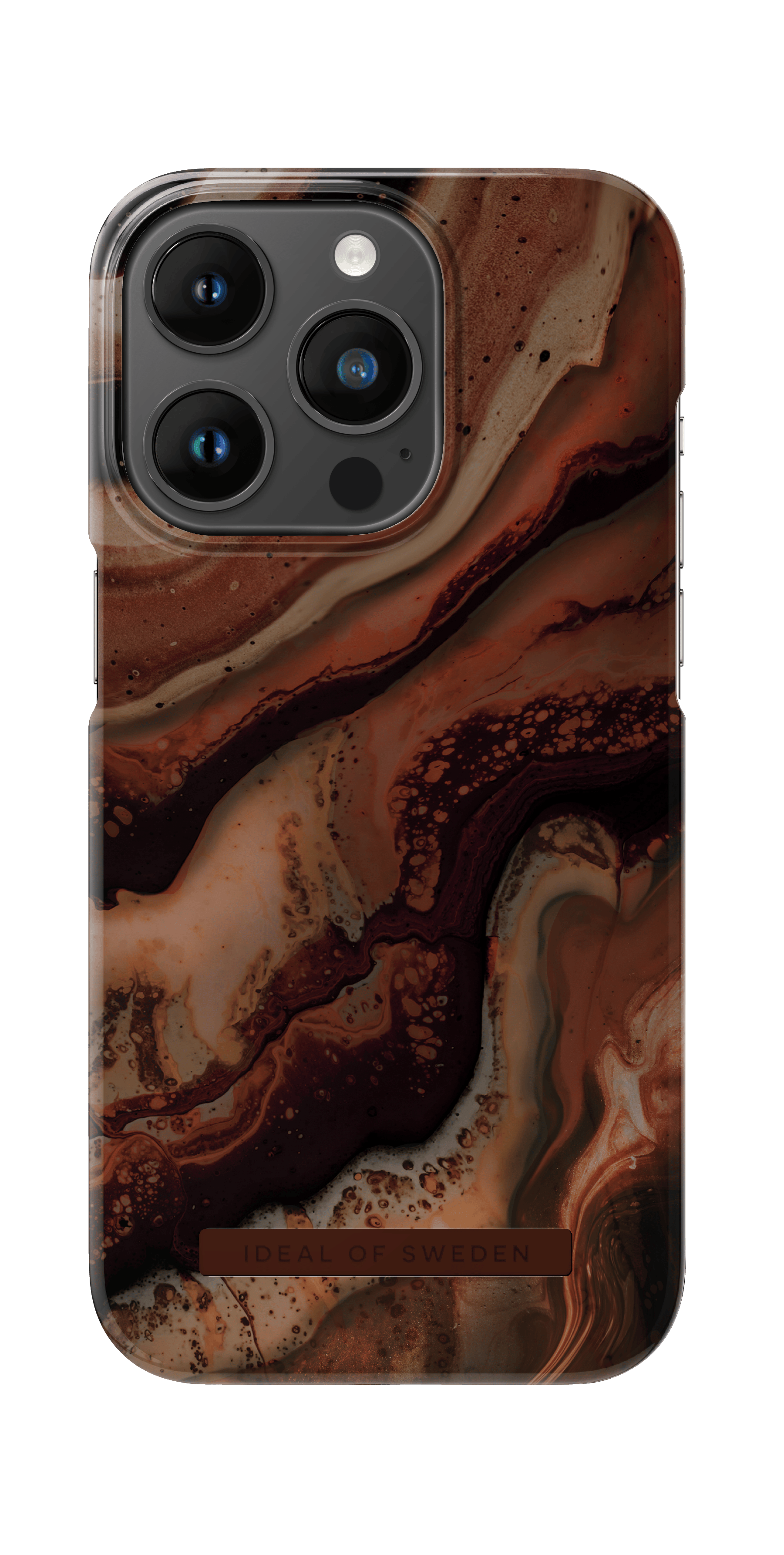 iDeal Of Sweden Fashion Case iPhone 14 Pro Dark Amber Marble 1 st