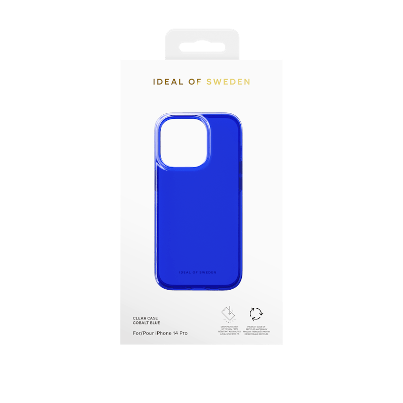 iDeal Of Sweden Clear Case iPhone 14 Pro Cobalt Blue 1 kpl