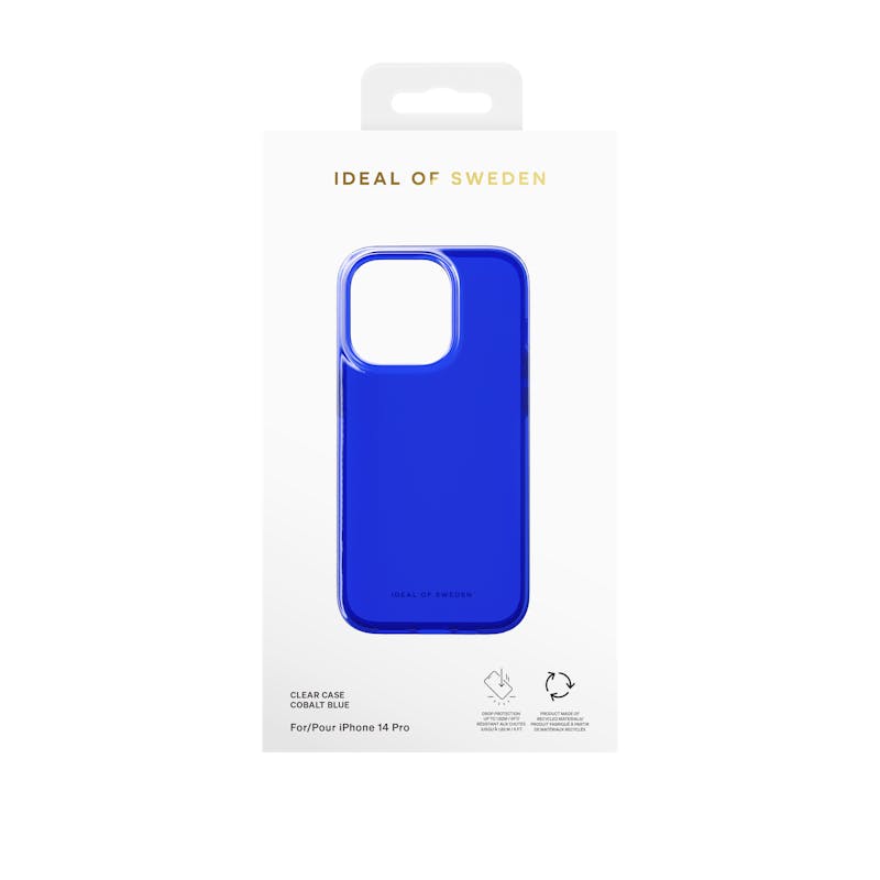 iDeal Of Sweden Clear Case iPhone 14 Pro Cobalt Blue 1 kpl