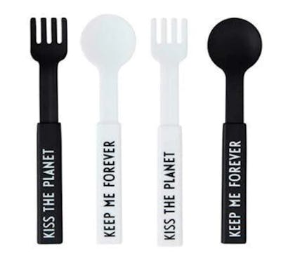 Design Letters To Go Cutlery 4 stk