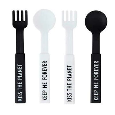 Design Letters To Go Cutlery 4 stk