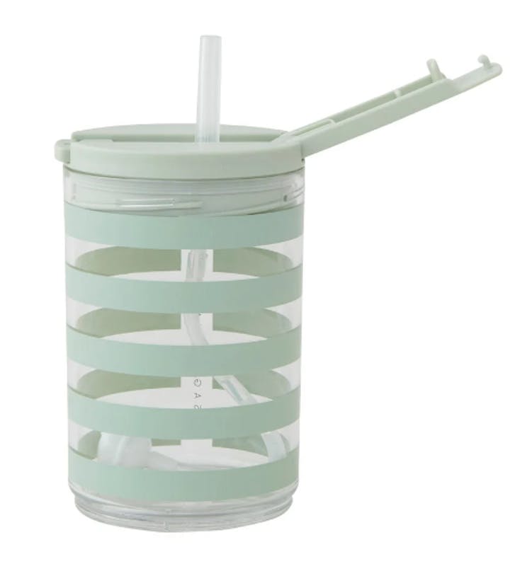 Design Letters Kids Travel Cup Green Stripe 330ml 1 st