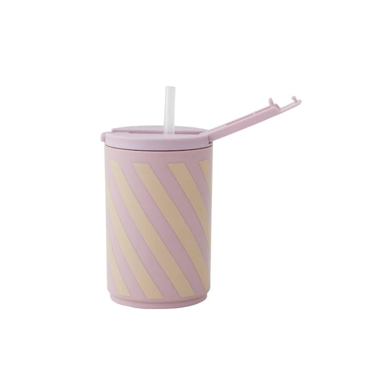 Design Letters Kids Travel Cup Lavender Stripe 330 ml 1 pcs