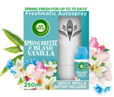 Air Wick Spring Breeze And Island Vanilla Freshmatic Spray 250 ml