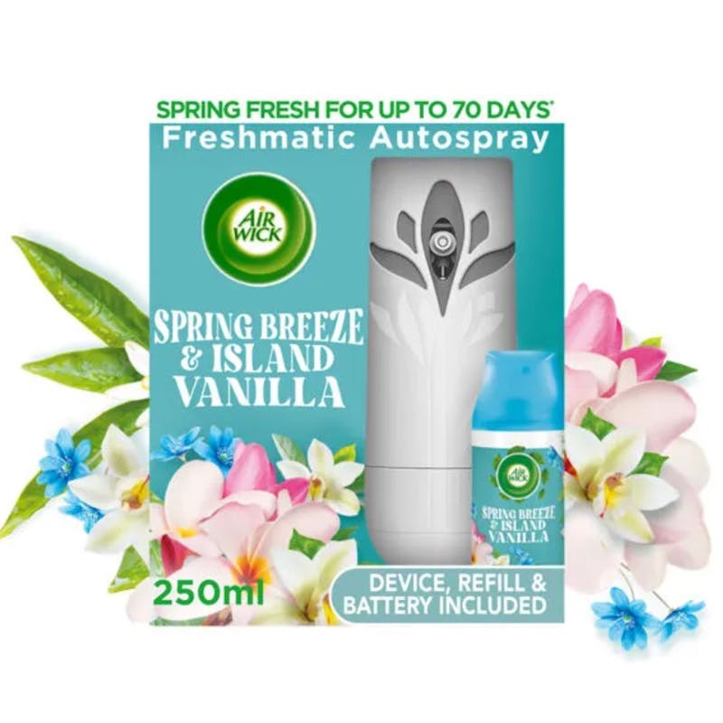 Air Wick Spring Breeze And Island Vanilla Freshmatic Spray 250 ml