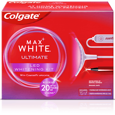 Colgate Colgate Max White Ultimate LED Whitening Kit 2 kpl